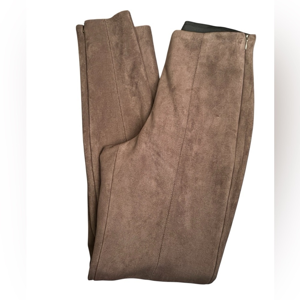 🤎 NWOT! Zara Brown Faux Suede Ankle Pants